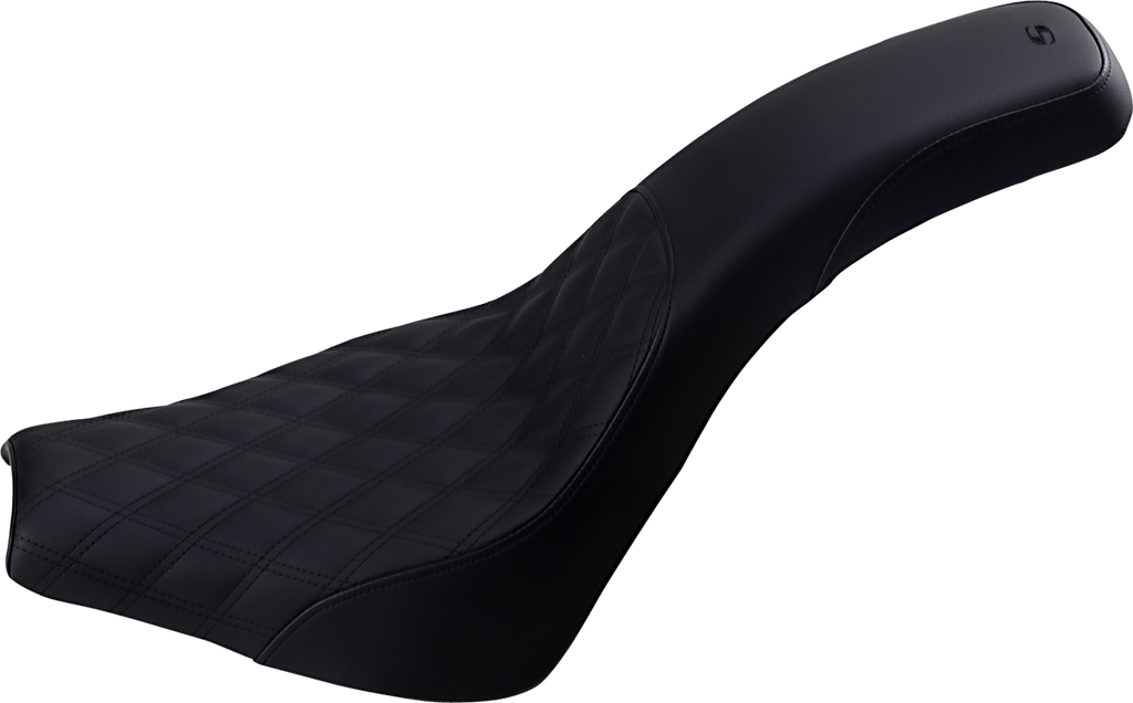 SADDLEMEN Profiler Seat - Front Lattice/Rear Smooth - Black 818-30-149