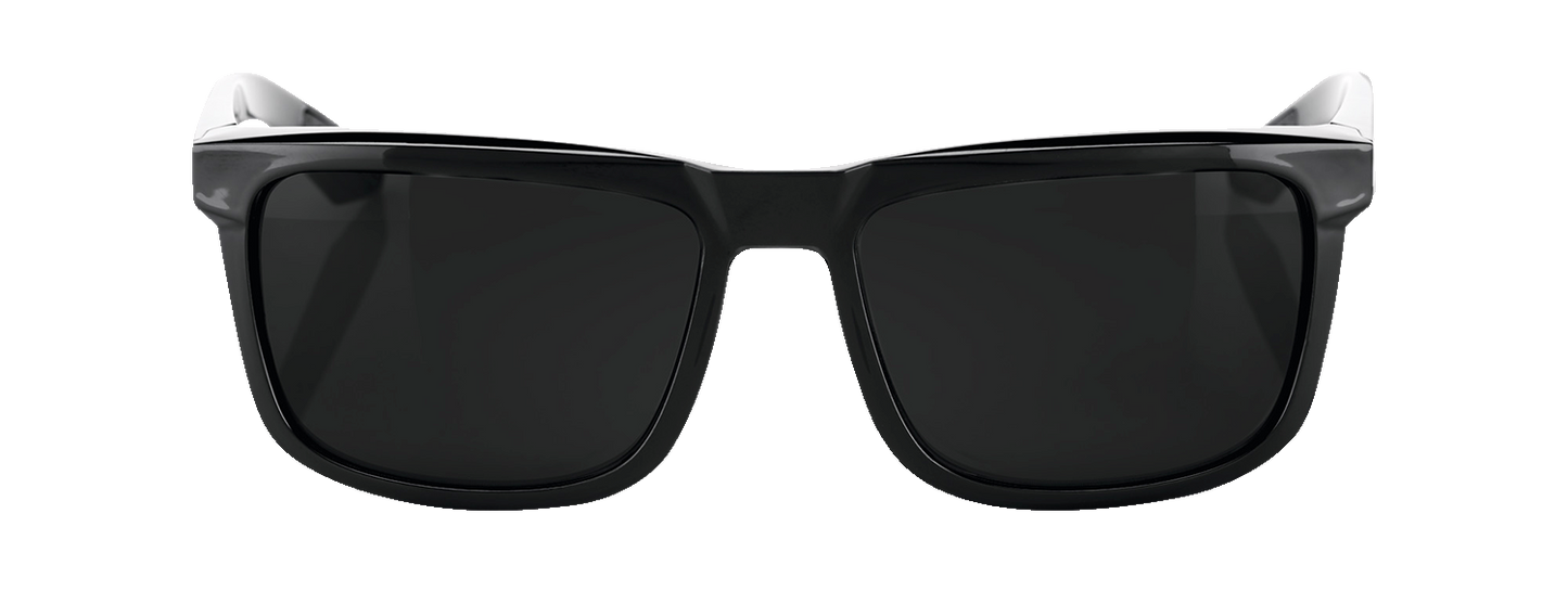 100% Blake Sunglasses - Polished Black - Grey PeakPolar 60028-00000