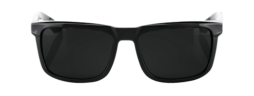 100% Blake Sunglasses - Polished Black - Grey PeakPolar 60028-00000