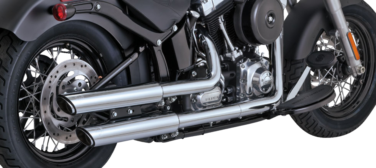 VANCE & HINES 3" Twin Slash Slip-On Muffler - Chrome 16341