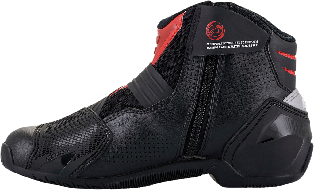 ALPINESTARS SMX1-R V2 Boots - Black/Red - US 10.5 / EU 45 2224021-13-45