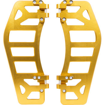 THRASHIN SUPPLY CO. Aggressor Floorboards - Gold TSC-2219-5