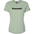 FACTORY EFFEX Women's Kawasaki T-Shirt - Light Heather Green - XL 27-87146