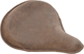 DRAG SPECIALTIES Seat - Spring Solo - Large - Distressed Brown Leather/Perimeter Stitch 0806-0050