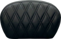 LE PERA Sissy Bar Pad - Double Diamond - Dull Black L-SBP01DD-DULL