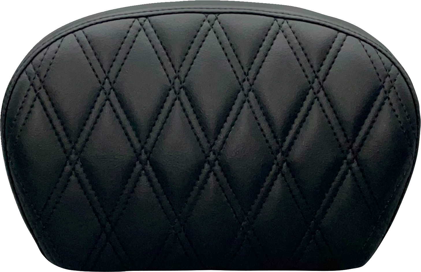 LE PERA Sissy Bar Pad - Double Diamond - Dull Black L-SBP01DD-DULL