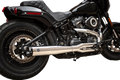 S&S CYCLE Super Street 2:1 Exhaust System - Chrome Softail Standard FLHC/FXST 20-22 model MODELS 550-0790