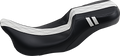 LE PERA Outcast Daddy Long Legs Seat - 2-Up - Without Backrest - Black W/White Double Diamond Inlay LK-997DLGT1