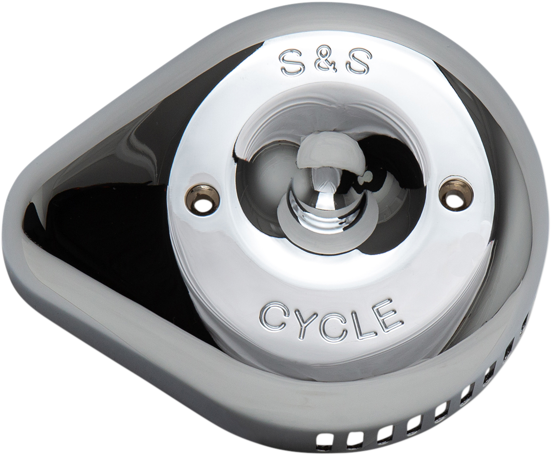 S&S CYCLE Slasher Air Cleaner Cover - Chrome 170-0532