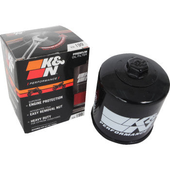 K & N Oil Filter - Black - Indian/Polaris KN-199