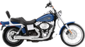 BASSANI XHAUST 2:1 Exhaust - Chrome - Megaphone - Short - '91-'05 FXD 13312R