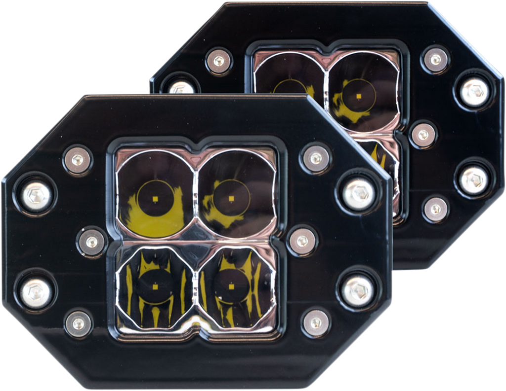 HERETIC LED Quattro Light - Spot - Flush Mount Pair LB-6SFQT112