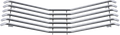 Parts Unlimited Radiator Grille - Gl1500 45-8121a-Bx-Lb1