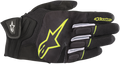 ALPINESTARS Atom Gloves - Black/Fluo Yellow - 2XL 3574018-155-2X