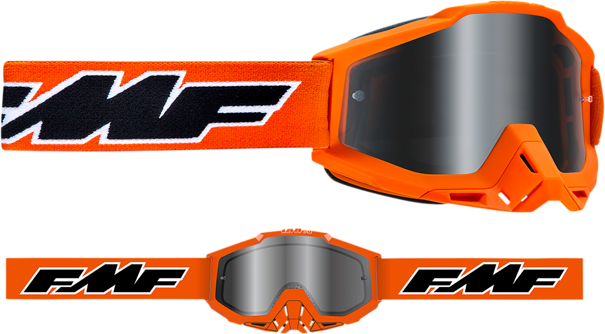 FMF Youth PowerBomb Goggles - Rocket - Orange - Silver Mirror F-50048-00003 2601-3000