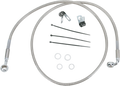 DRAG SPECIALTIES Brake Line - Front - +6" - Stainless Steel 640110-6