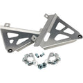 WORKS CONNECTION Radiator Brace Set - Silver - Yamaha 18-073