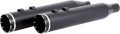 KHROME WERKS HP-Plus  4.5" Mufflers for Touring - Black with Tracer 202835