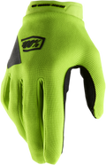 100% Women's Ridecamp Gloves - Fluo Yellow/Black - Small 10013-00006