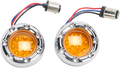 ARLEN NESS LED Light Kit for Factory Turn Signal Housing - Amber/White - Chrome 12-757
