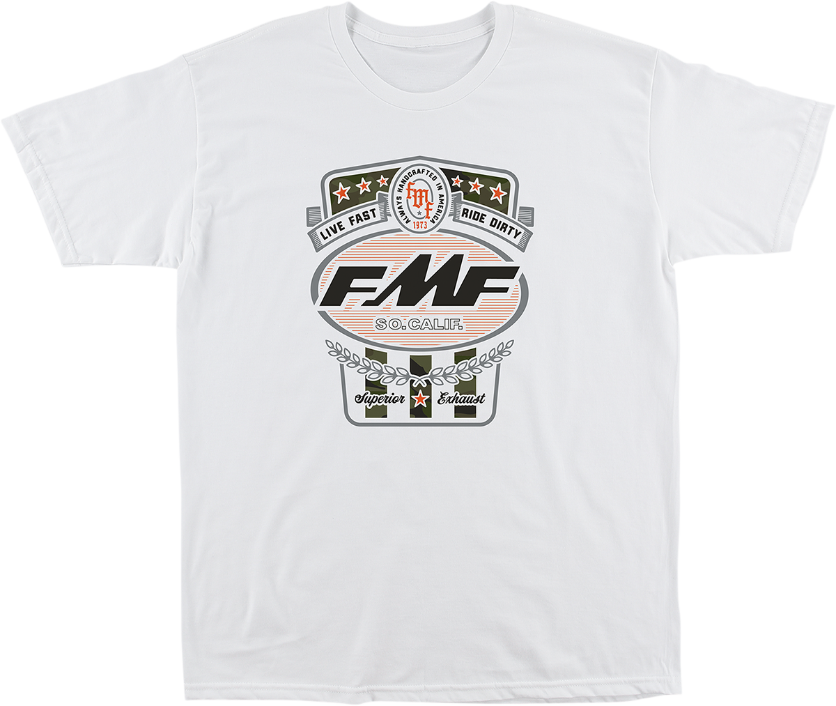 FMF Victory T-Shirt - White - Large FA21118910WHLG 3030-21304