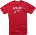 ALPINESTARS Ride 2.0 T-Shirt - Red/White - XL 1038720003020XL