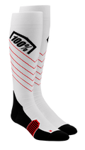 100% Hi-Side Performance Socks - White - Small/Medium 20054-00005