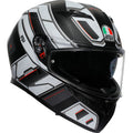 AGV K3 Helmet - Rivia - Matte Black/White - 2XL 2118381004-019-XXL