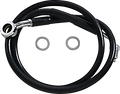 DRAG SPECIALTIES Brake Line - +10" - Black - '18-'22 Softail 618631-10BLK