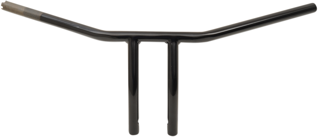 DRAG SPECIALTIES Handlebar - T-Bar - Drilled/Dimpled - 8" - Black 0601-4228