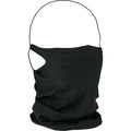 ZAN HEADGEAR Neck Gaiter Mask with filter - Black FMG114