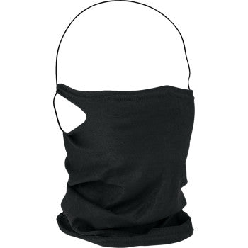 ZAN HEADGEAR Neck Gaiter Mask with filter - Black FMG114