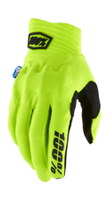 100% Cognito Smart Shock Gloves - Fluorescent Yellow - Large 10014-00042