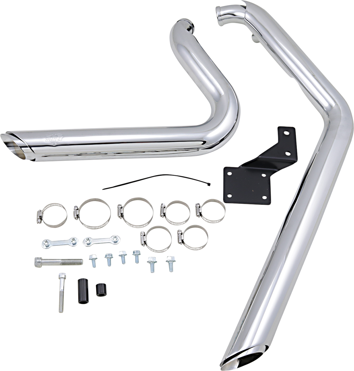 VANCE & HINES Shortshots Staggered Exhaust System - Chrome 17221