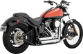 VANCE & HINES Shortshots Staggered Exhaust System - Chrome 17325