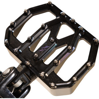 THRASHIN SUPPLY CO. Mini Aggressor Floorboards - Black - Rear TSC-2031-1-D