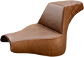SADDLEMEN Step-Up Seat - Rear Lattice Stitch - Brown - FXFB 818-28-173BR