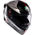AGV K1 S Helmet - Lap - Matte Black/Gray/Red - Large 2118394003-034-L