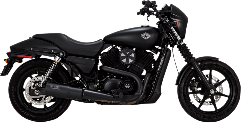 VANCE & HINES Black High Output Muffler Street 500/750  XG/A 47943