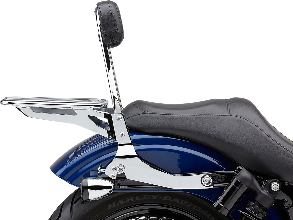 COBRA Backrest Kit - 14" - Chrome - Dyna 602-2004