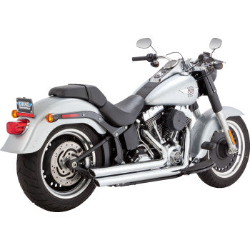 OPEN BOX NEW VANCE & HINES Big Shots Staggered Exhaust System - Chrome 17959