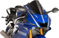 PUIG HI-TECH PARTS Race Windscreen - Black - Yamaha 9723N