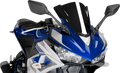 PUIG HI-TECH PARTS Race Windscreen - Black - R3 7649N