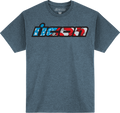 ICON Old Glory™ T-Shirt - Jade Heather Black - Medium 3030-21960