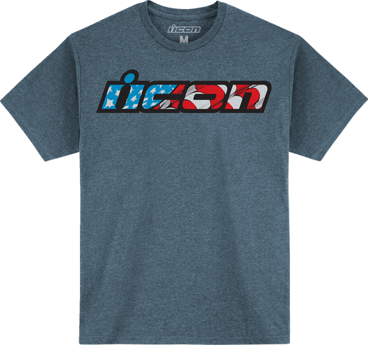 ICON Old Glory™ T-Shirt - Jade Heather Black - Medium 3030-21960