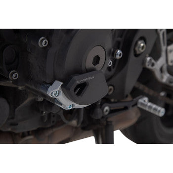 SW-MOTECH Engine Case Protector - Black/Silver - Yamaha - MT- MSS.06.564.10000