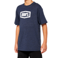 100% Youth Icon T-Shirt - Navy - Small 20001-00012