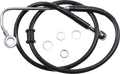 DRAG SPECIALTIES Brake Line - +2" - Black - '15-'17 Softail 618299-2BLK