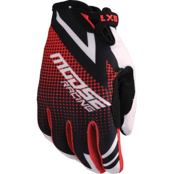 MOOSE RACING Youth SX1™ Gloves - Red/Black - Large 3332-1900