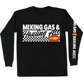 FMF Mixin Long-Sleeve T-Shirt - Black - Large FA25119901BLKLG